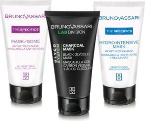 Actual product image Bruno Vassari Multimasking Set - Includes Moisturizing Cream Mask 50 Ml, Vitamin A Anti-Stress Day &