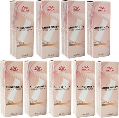 Actual product image Wella Shinefinity Glaze Warm 60ml - Choose Your Colour Tint New