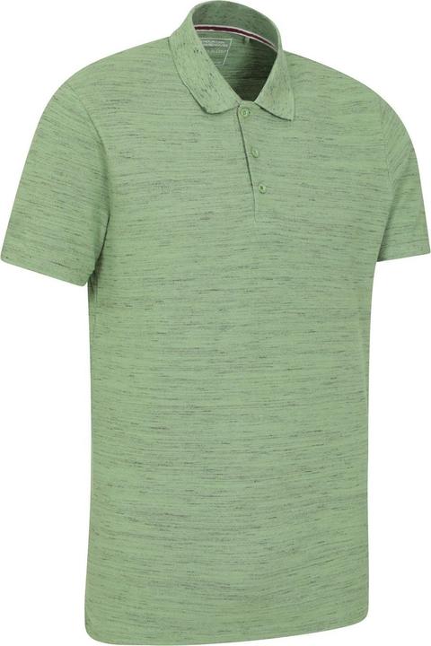 Actual product image Mountain Warehouse Mens Dawnay Textured Pique Polo Shirt (XL)