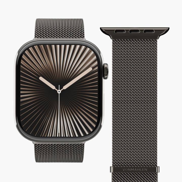 Produktbild Vonmählen Milanesearmband 2 für Apple Watch 42/44/45/49mm Granite Grey (Edelstahl)