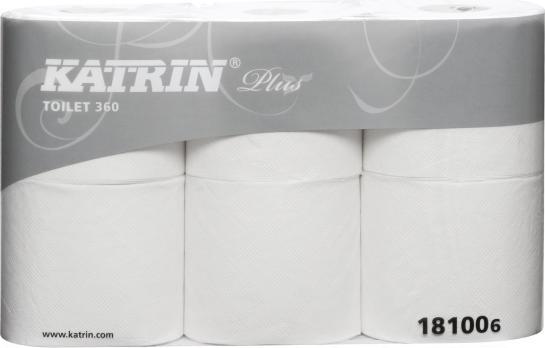 Immagine prodotto Katrin Carta igienica Plus 360 bianca 50m 18100 2 veli 42 rotoli/cartone - (42 rotoli per cartone)