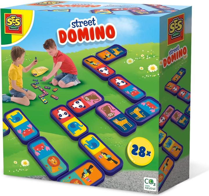 Actual product image Ses Street Dominos (English, French, German)