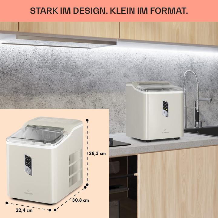 Actual product image Klarstein Ice Cube Maker Cream
