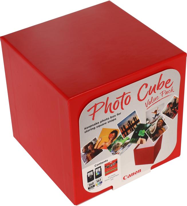 Immagine prodotto Canon PG-560 / CL-561 Foto Cubo Value Pack PP-201 13x13 cm 40 fogli (CMYK)
