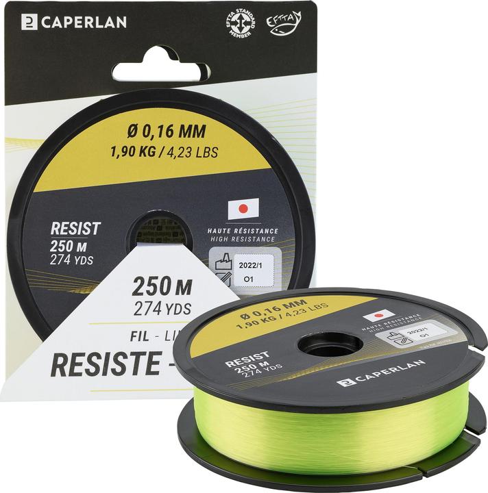 Immagine prodotto Caperlan Filo da pesca RFT Resist 250 m fluo