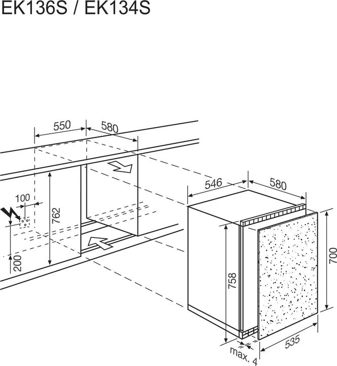 Actual product image Electrolux EK136SRWE (111 l)