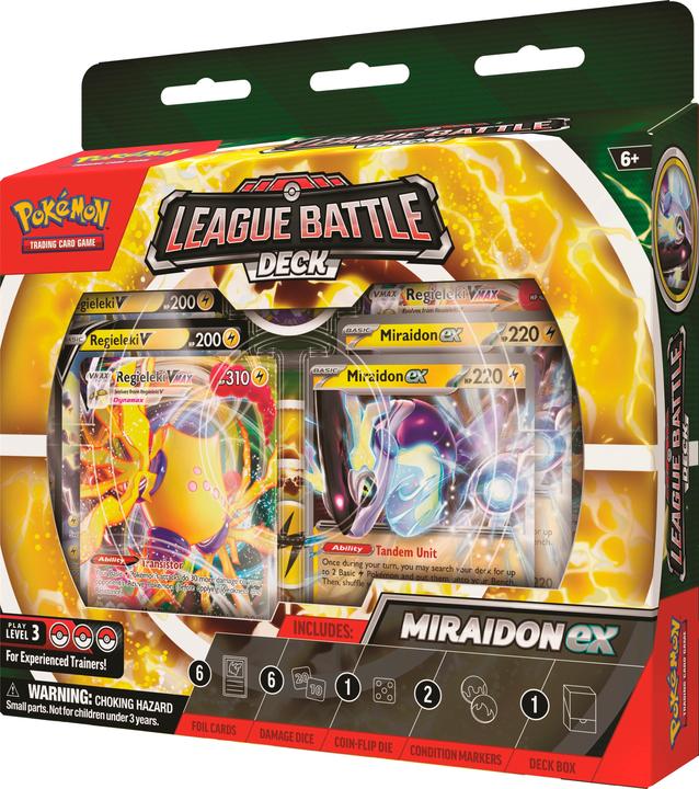 Actual product image Pokémon JCC : Deck Combat de Ligue Miraidon-ex (English, Deck)