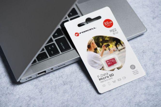 Immagine prodotto Forcell Memory cards F-DATA memory card 32GB UHS-I U3 class 10 (32 GB, microSD, U3, UHS-I)