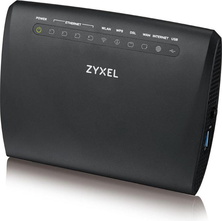 Actual product image Zyxel VMG3312-T20A wireless router Gigabit Ethernet Single-band () White