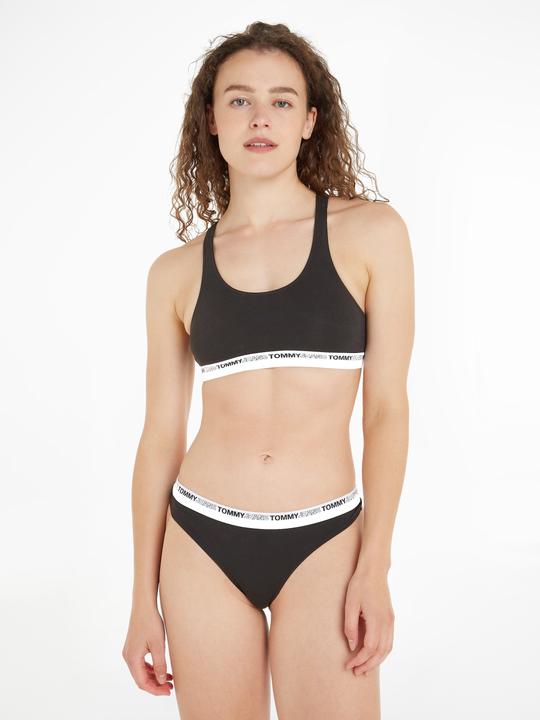 Actual product image Tommy Hilfiger Ladies Unlined Bralette Bra, Black, S (S)