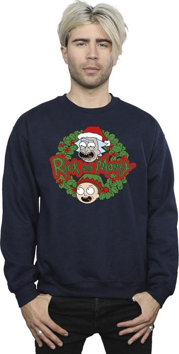 Produktbild Rick And Morty Christmas Wreath Sweatshirt (XXL)