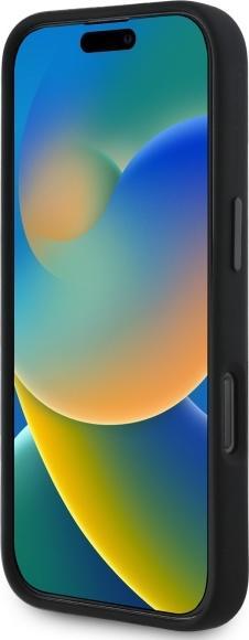 Actual product image BMW BMHMP16X23SCUK iPhone 16 Pro Max 6.9" czarny/black hardcase Silicone Cut Tricolor Lines Mag (Apple iPhone 16 Pro Max)
