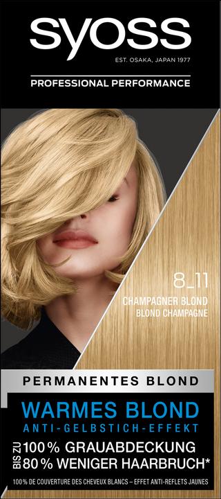 Produktbild Syoss Permanente Coloration 8 11 Champagner Blond (Champagne Blond)