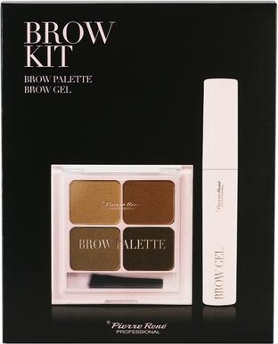 Actual product image Pierre Rene Professional Pierre Reneset Eyebrow Makeup Palette - 72g Clear Gel 10ml