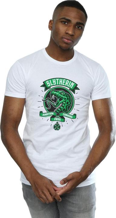Actual product image Mens Slytherin Toon Crest T-Shirt (M)