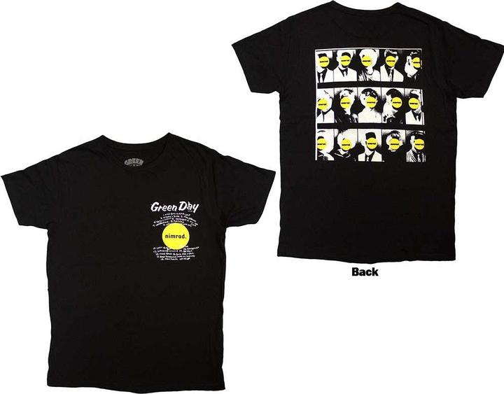 Green Day Nimrod Pocket Mugshots Back Print