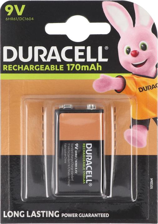 Produktbild Duracell Recharge Ultra (1 Stk., 9V Block, 170 mAh)