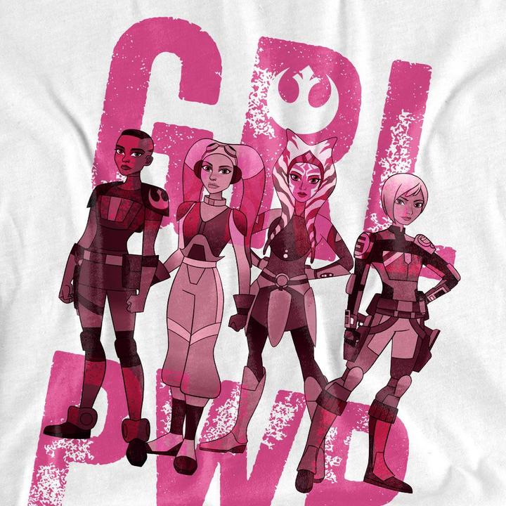 Immagine prodotto Ahsoka Girl Power Maglietta Ketsu Sabine Hera Adulto Unisex (S)