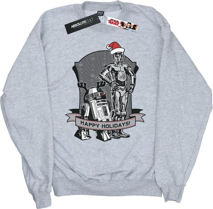 Star Wars C3PO And R2D2 Christmas Holidays Sweatshirt