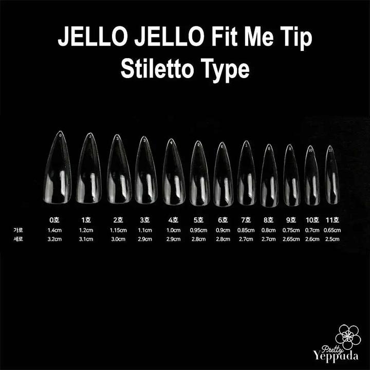 Image du produit Jello Jello Fit Me Tip - Stiletto Type (Blanc)