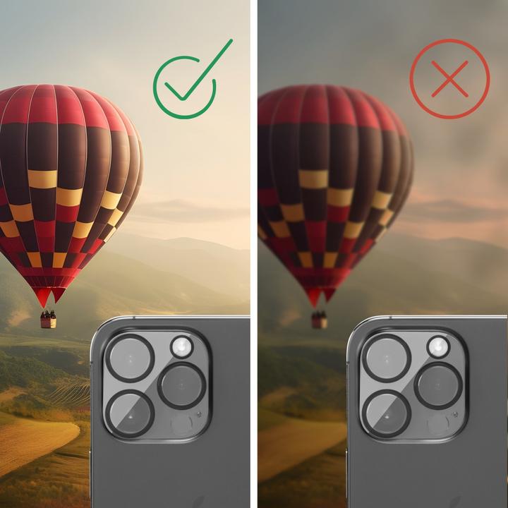Image du produit Hama Cam Protect (1 pièce(s), Apple iPhone 16 Pro Max, Apple iPhone 16 Pro)