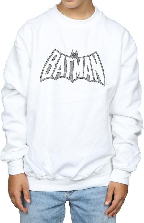 Image du produit - Sweat BATMAN RETRO CRACKLE LOGO - Garçon (128)