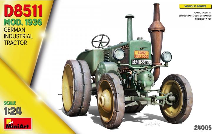 Immagine prodotto Trattore industriale tedesco 1:24 D8511 (1)