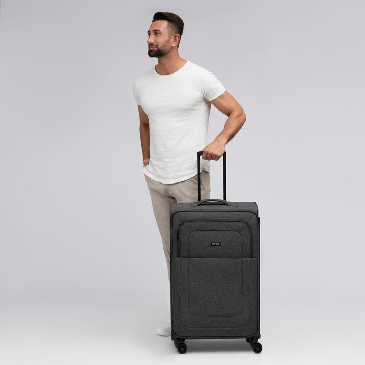 Image du produit Redolz Essentials 12 LARGE Trolley 4 roues 79 cm avec soufflet d'extension (98 l, XL (à partir de 115l))