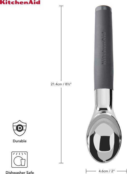 Actual product image Ka Core Ice Cream Scoop Charcoal Grey (Ice cream scoop)