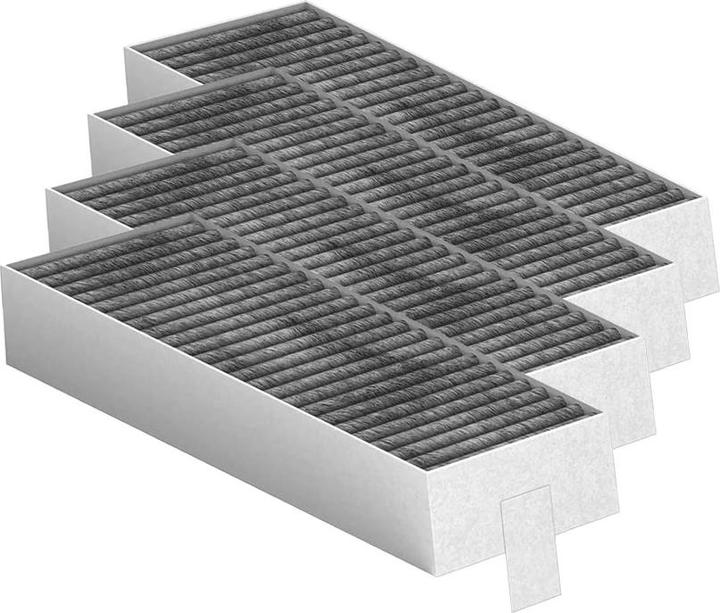 Produktbild Purero Activated charcoal filter (set of 4) for Siemens cooker hood replaces Clean Air recirculation filter