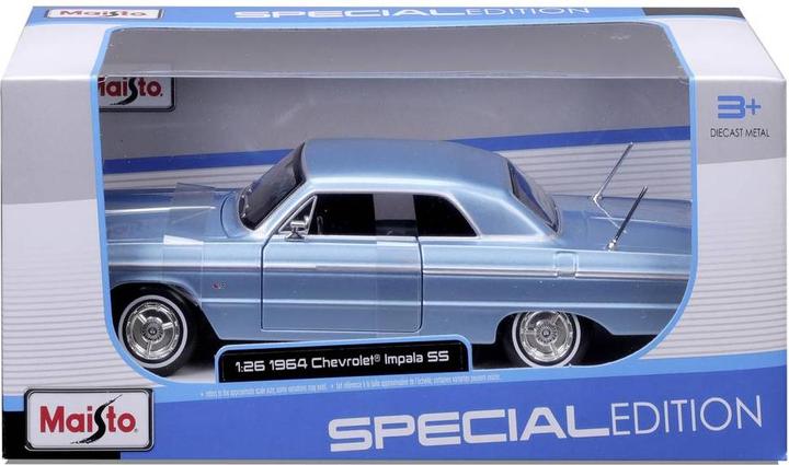 Immagine prodotto Maisto Chevrolet Impala 1964 1/24 blu