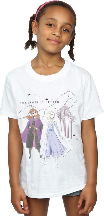 Immagine prodotto Disney Frozen 2 Elsa Anna Better Together Maglietta Ragazze (152, 158)