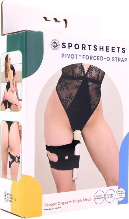 Image du produit Sportsheets Pivot 2 en 1 Forced-O Strap - Noir