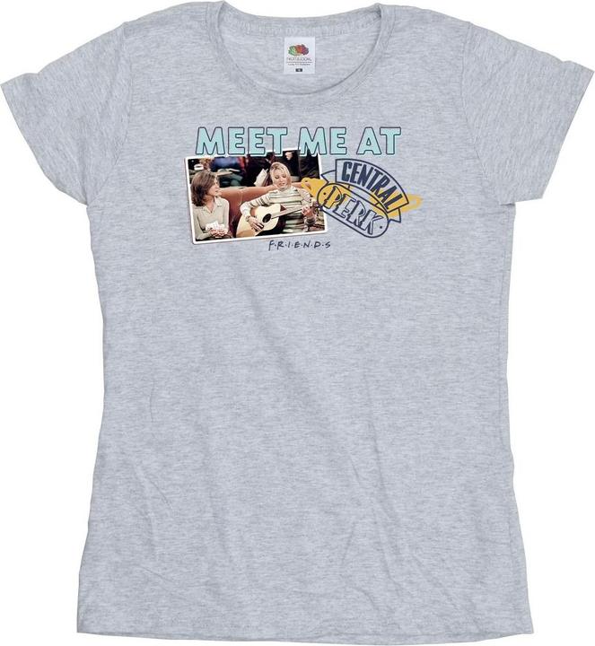 Actual product image Friends Womens/Ladies Meet Me At Central Perk Cotton T-Shirt (XXL)