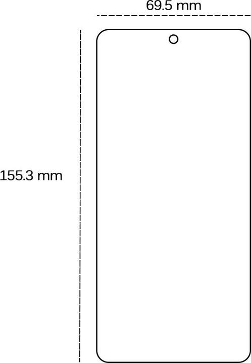 Immagine prodotto OEM Vetro temperato 2,5D per Nothing Phone (2a) Plus (Niente Telefono (2a))