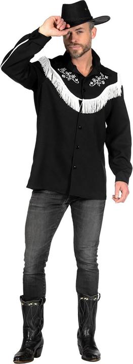Image du produit Wilbers Chemise western homme Bobby, noir (L)