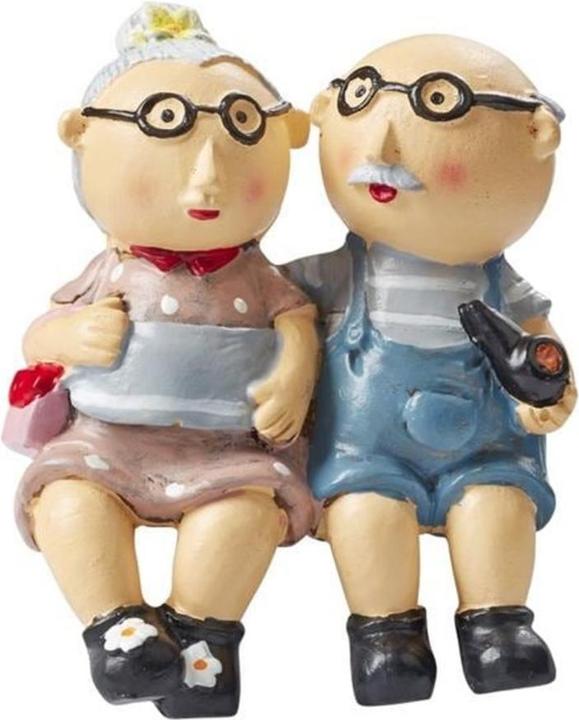 Actual product image Hobby Fun Mini figure grandma and grandpa 6 cm