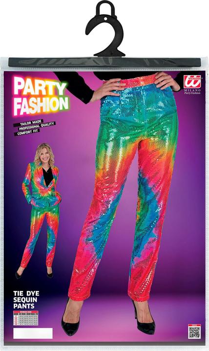 Immagine prodotto Widmann Pantaloni in paillettes con motivo tie-dye Rainbow