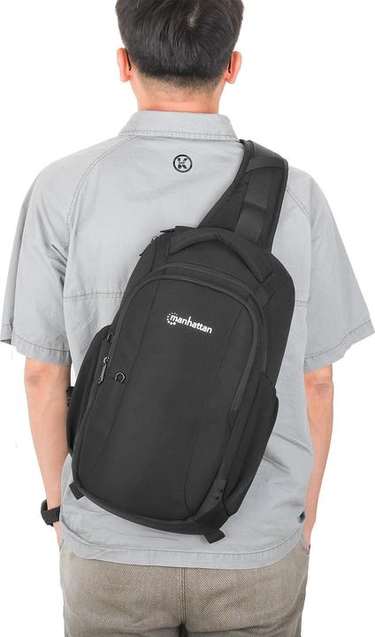 Image du produit Manhattan Amsterdam Sac à bandoulière anti-vol pour ordinateur portable 13,3 (14 l)