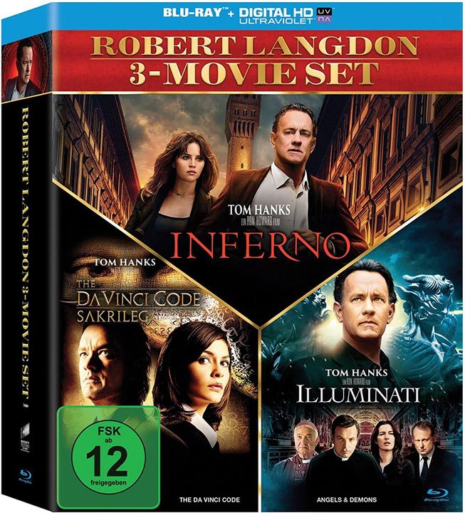 Sony The Da Vinci Code - Sakrileg / Illuminati / Inferno (Blu-ray, 2017, Deutsch, Italienisch, Englisch)