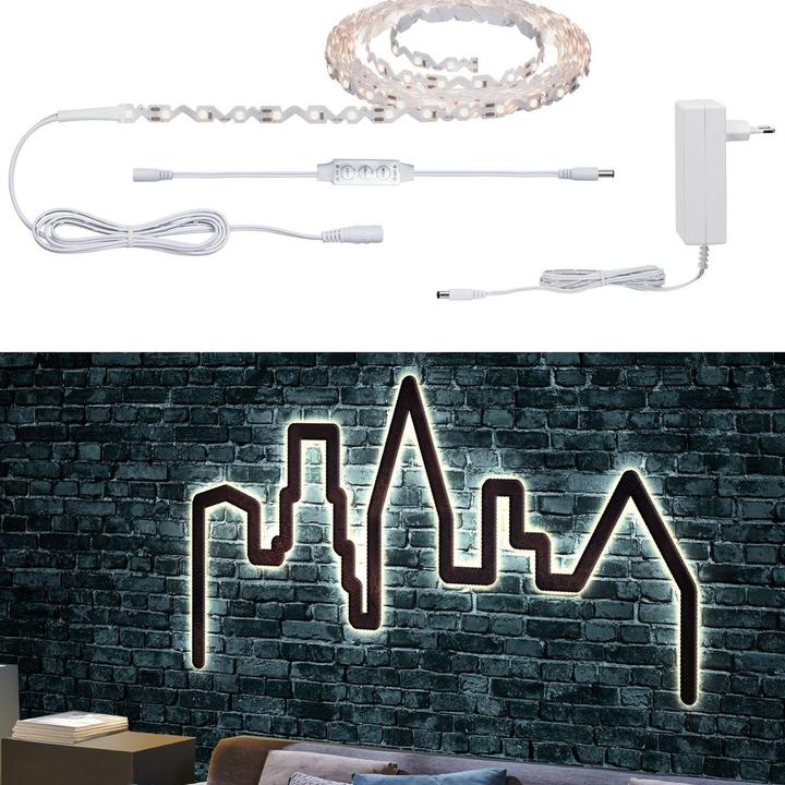 Actual product image Paulmann FlexLED 3D Stripe Set (Warm white, 500 cm, Indoor)