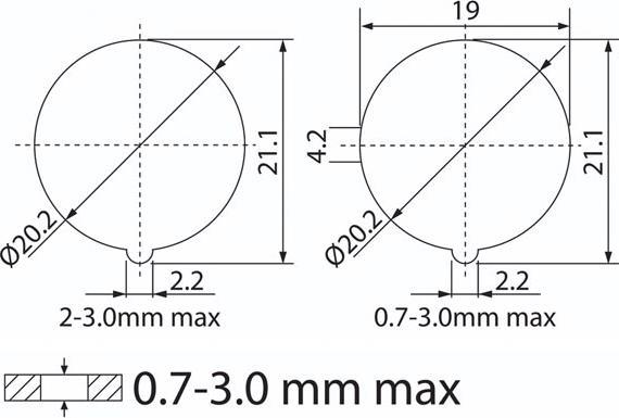 Produktbild Velleman R13244br/Led