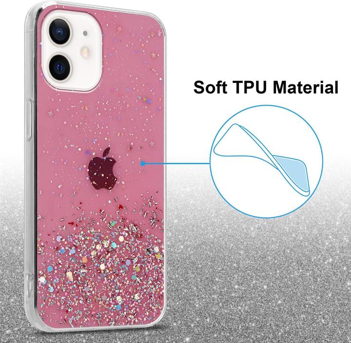 Produktbild Cadorabo TPU Cover funkelnder Glitter (Apple iPhone 12 mini)