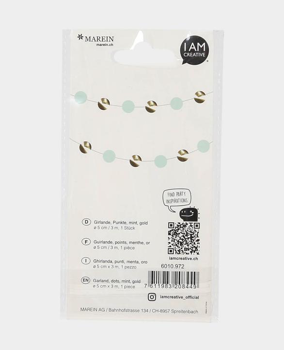 Actual product image I Am Creative Garland