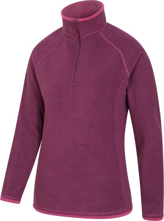 Actual product image Mountain Warehouse Womens/Ladies Montana Half Zip Fleece Top (46 D)