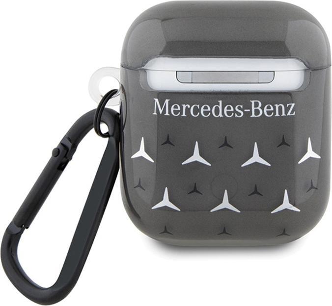 Produktbild Mercedes-Benz Mercedes MEA28DPMGS AirPods 1/2 cover czarny/black Large Star Pattern (Kopfhörer Tasche)