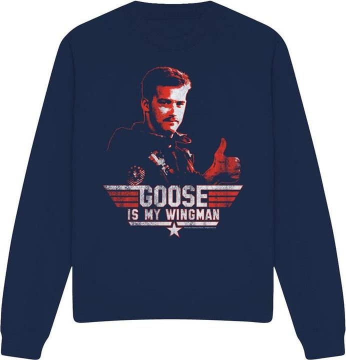 Actual product image Top Gun Unisex Adult Wingman Goose Sweatshirt (XL)