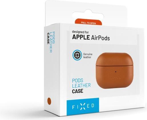 Immagine prodotto Fixed PodsLeather per Apple Airpods 3, marrone (Borsa per cuffie)