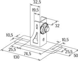 Produktbild Fischer FIS 538665 Sattelflansch SF Clix 31 vormontiert