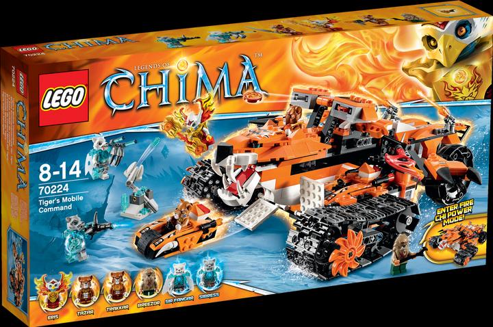 Actual product image LEGO Legends of Chima Tiger’s Mobile Command (70224)